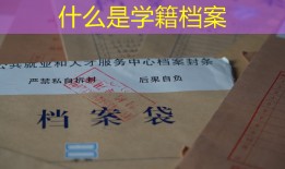什么是学籍档案