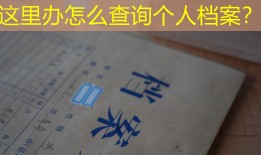 这里办怎么查询个人档案？