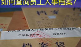 如何查询员工人事档案？