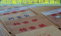 河北省外毕业生档案查询