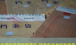 陕西省高考档案查询_陕西省高考档案查看