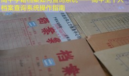 高中学籍档案如何查询系统——高中生个人档案查询系统操作指南