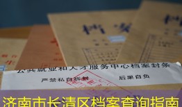济南市长清区档案查询指南