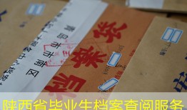 陕西省毕业生档案查阅服务