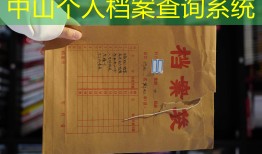 中山个人档案查询系统