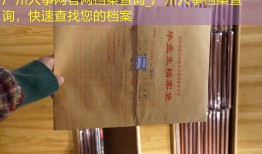 广州人事网官网档案查询_广州人事档案查询，快速查找您的档案