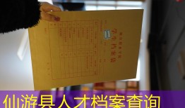 仙游县人才档案查询