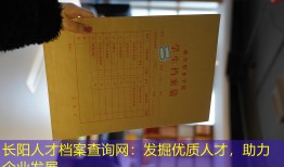 长阳人才档案查询网：发掘优质人才，助力企业发展。