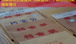 档案接收进度查询_档案查询：了解您的档案接收情况
