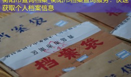 衡阳市查询档案_衡阳市档案查询服务：快速获取个人档案信息