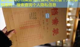 湖北省人才档案查询网官网_湖北省个人人事档案网：搜索查询个人隐私信息