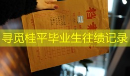 寻觅桂平毕业生往绩记录