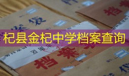 杞县金杞中学档案查询