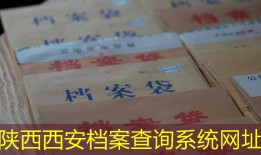 陕西西安档案查询系统网址