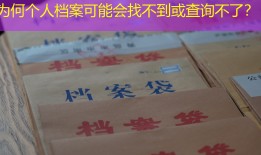 为何个人档案可能会找不到或查询不了？