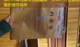郑州人事档案存放地查询：探寻人力资源档案的储存场所