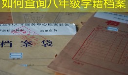 如何查询八年级学籍档案