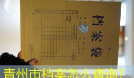 青州市档案怎么查询？