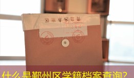 什么是鄞州区学籍档案查询？