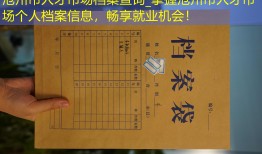 沧州市人才市场档案查询_掌握沧州市人才市场个人档案信息，畅享就业机会！