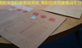 高职录取档案查询系统_高职招生档案查阅平台