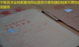 宁陵县毕业档案查询网址提供方便快捷的档案托管和查询服务