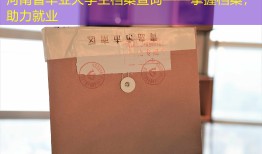 河南省毕业大学生档案查询——掌握档案，助力就业