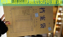 档案退回原籍后如何查询