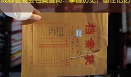 成都管委会档案查询：掌握历史，留住记忆
