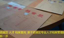 武侯区 人才 档案查询_基于武侯区专业人才档案管理的新一步