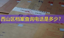 西山区档案查询电话是多少？