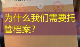 为什么我们需要托管档案？