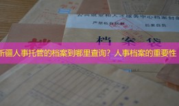 新疆人事托管的档案到哪里查询？人事档案的重要性