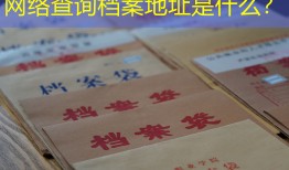 网络查询档案地址是什么？