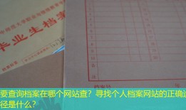 要查询档案在哪个网站查？寻找个人档案网站的正确途径是什么？
