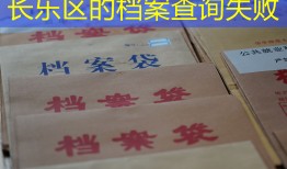 长乐区的档案查询失败