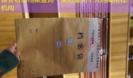 雅安名山档案查询 - 实时查询个人档案所在机构