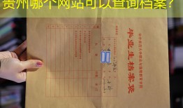 贵州哪个网站可以查询档案？