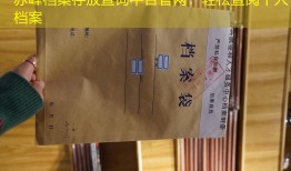 赤峰档案存放查询平台官网：轻松查阅个人档案