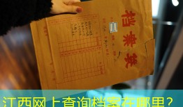 江西网上查询档案在哪里？