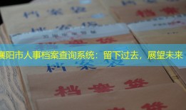 襄阳市人事档案查询系统：留下过去，展望未来