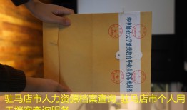 驻马店市人力资源档案查询_驻马店市个人用工档案查询服务