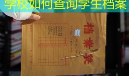 学校如何查询学生档案