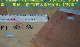 四川宜宾市人事档案查询_“了解过去，掌握未来——揭秘四川宜宾市人事档案背后的故事”