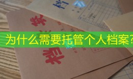 为什么需要托管个人档案?