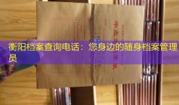 衡阳档案查询电话：您身边的随身档案管理员