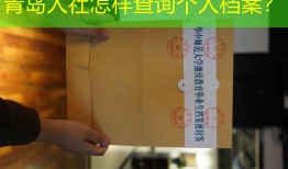 青岛人社怎样查询个人档案？
