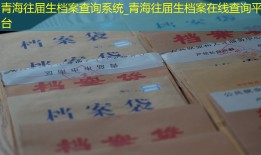青海往届生档案查询系统_青海往届生档案在线查询平台