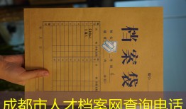 成都市人才档案网查询电话