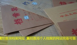 襄阳查询档案网址_襄阳查阅个人档案的网站完备可靠